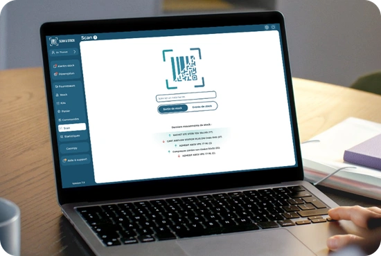 application MyScan&Stock et scanner
